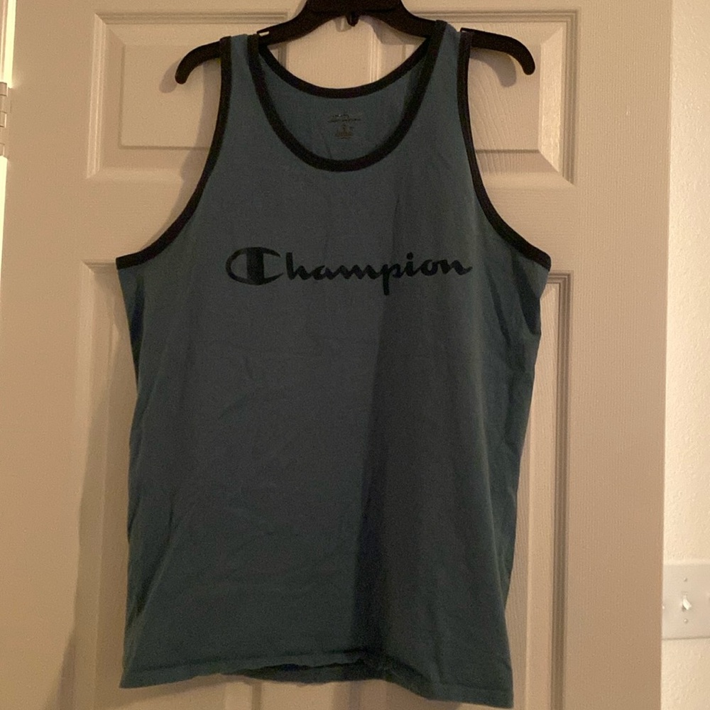 Blue tank top